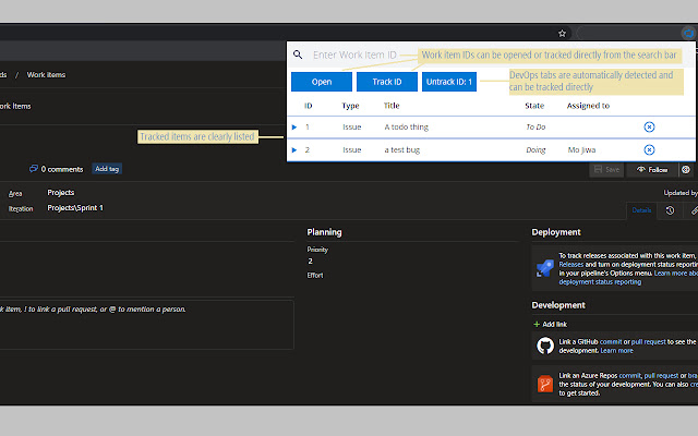 Azure DevOps Tracker chrome谷歌浏览器插件_扩展第1张截图