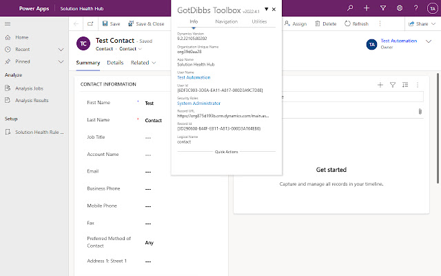 GotDibbs Toolbox for Dynamics 365/CRM chrome谷歌浏览器插件_扩展第1张截图