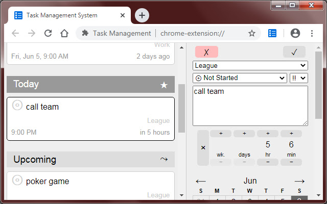 Task Management System chrome谷歌浏览器插件_扩展第4张截图
