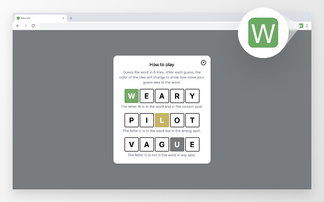 Wordle chrome谷歌浏览器插件_扩展第1张截图