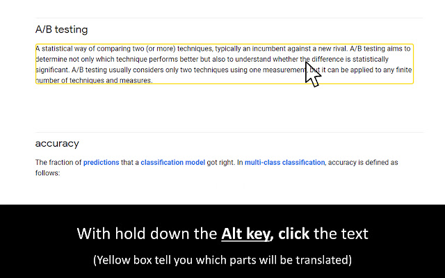 On the spot Translator chrome谷歌浏览器插件_扩展第1张截图