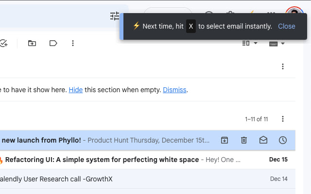 Simplehuman - easy shortcuts for Gmail chrome谷歌浏览器插件_扩展第2张截图