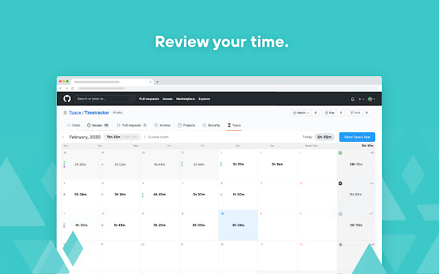 7pace Timetracker for GitHub chrome谷歌浏览器插件_扩展第3张截图
