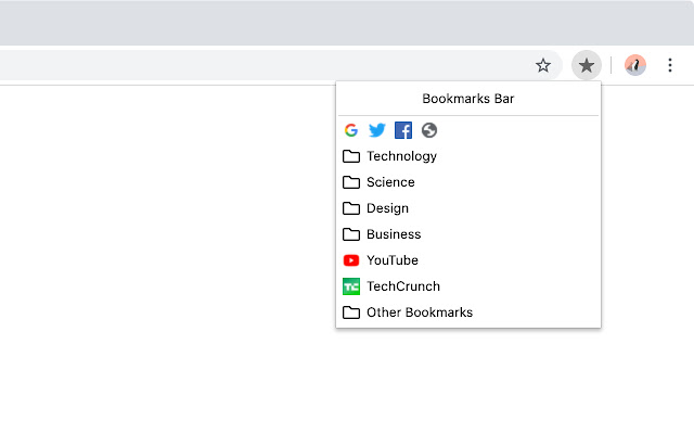 Q Bookmarks chrome谷歌浏览器插件_扩展第1张截图