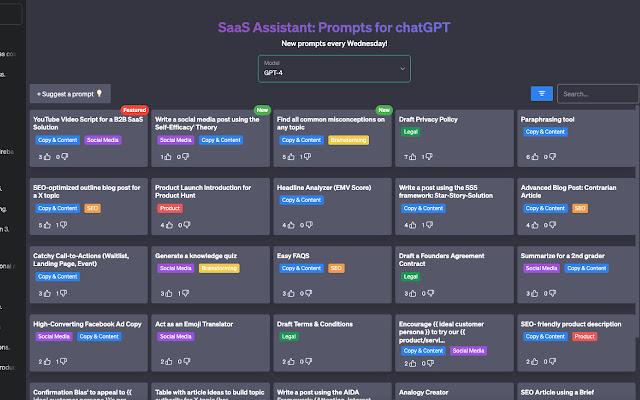 SaaS Assistant for ChatGPT chrome谷歌浏览器插件_扩展第1张截图