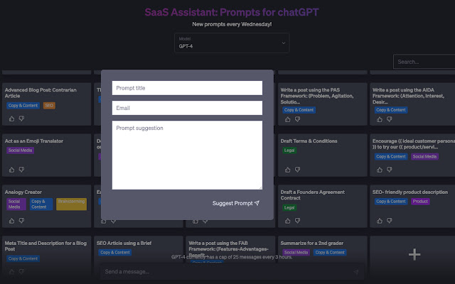 SaaS Assistant for ChatGPT chrome谷歌浏览器插件_扩展第3张截图