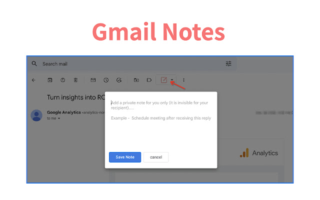 Gmail Notes - Add notes to email in Gmail chrome谷歌浏览器插件_扩展第2张截图