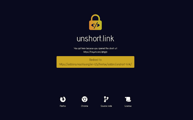 Unshort.link - Free Link unshorten services chrome谷歌浏览器插件_扩展第2张截图
