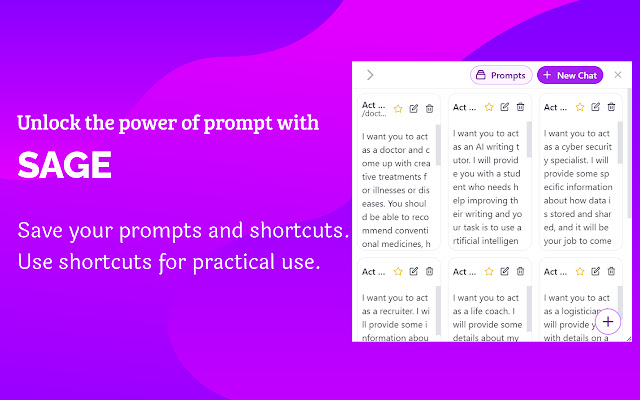 Sage：所有网站的 Bard PaLM 2 & ChatGPT 助手 chrome谷歌浏览器插件_扩展第3张截图