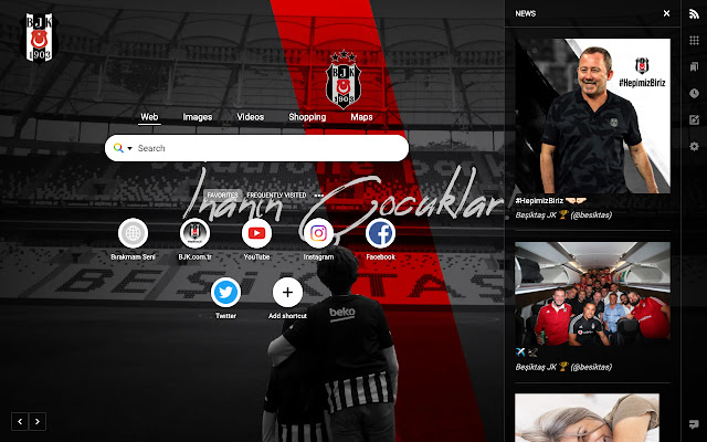 Beşiktaş JK Anasayfa chrome谷歌浏览器插件_扩展第2张截图