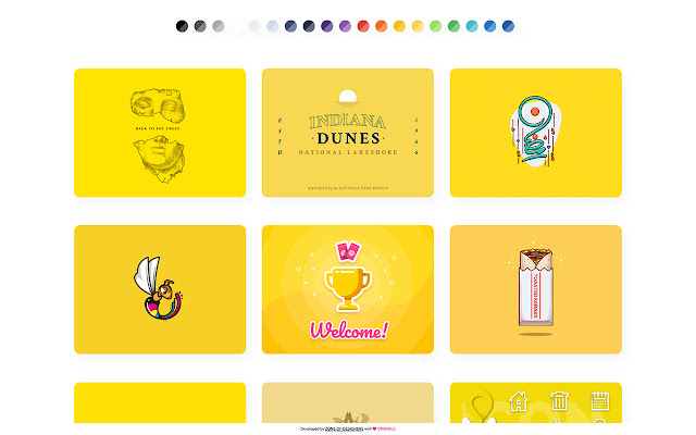 Dribbble Inspiration Tab by ZODE chrome谷歌浏览器插件_扩展第3张截图