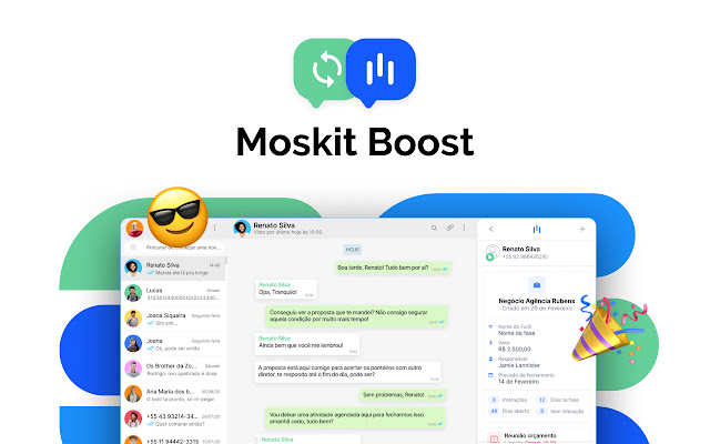 Moskit Boost: CRM para Whatsapp chrome谷歌浏览器插件_扩展第1张截图