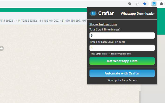Craftar: Chat Downloader chrome谷歌浏览器插件_扩展第1张截图