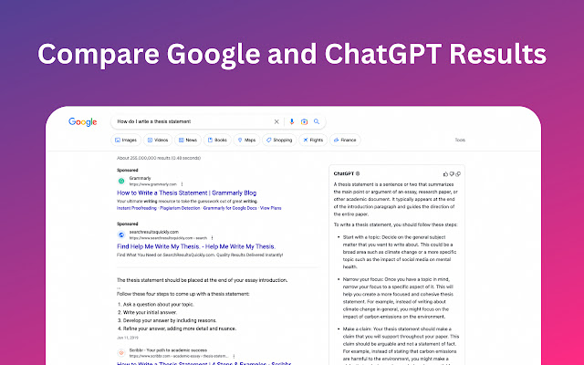 Enhanced ChatGPT - Google Search & Prompt Assistant chrome谷歌浏览器插件_扩展第1张截图