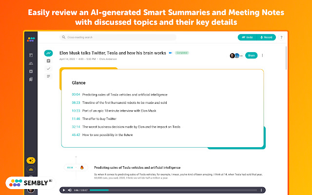 AI Meeting Summaries: Zoom, Meet & MS Teams chrome谷歌浏览器插件_扩展第3张截图