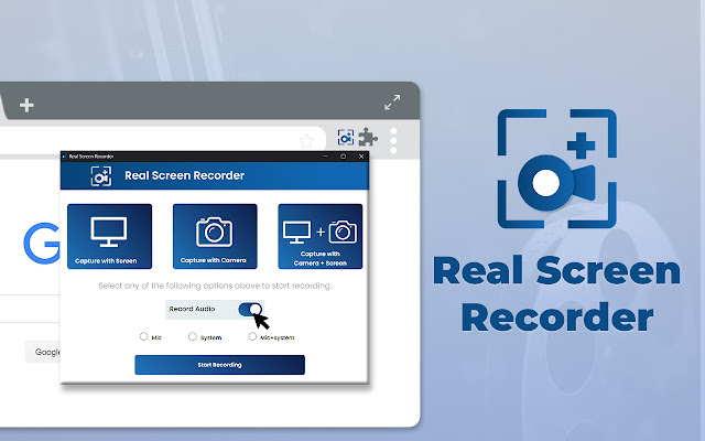 Real Screen Recorder chrome谷歌浏览器插件_扩展第2张截图