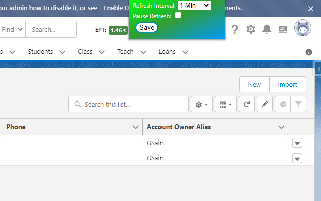 Salesforce Grid Refresher chrome谷歌浏览器插件_扩展第2张截图