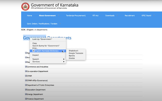 English-Kannada Dictionary chrome谷歌浏览器插件_扩展第1张截图