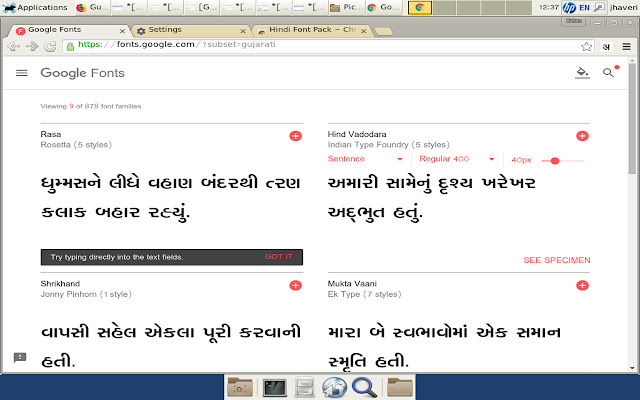 Gujarati Font Pack chrome谷歌浏览器插件_扩展第1张截图