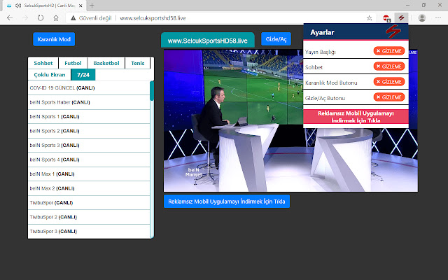 SelcukSportsHD ve DiziPlus Reklam Engelleyici chrome谷歌浏览器插件_扩展第2张截图