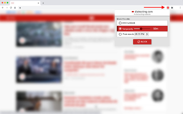 Simple Site Blocker chrome谷歌浏览器插件_扩展第1张截图