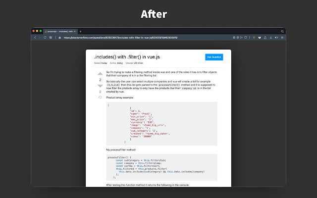 StackOverflow focus chrome谷歌浏览器插件_扩展第2张截图