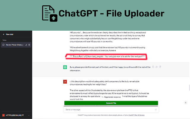 ChatGPT - File Uploader chrome谷歌浏览器插件_扩展第2张截图
