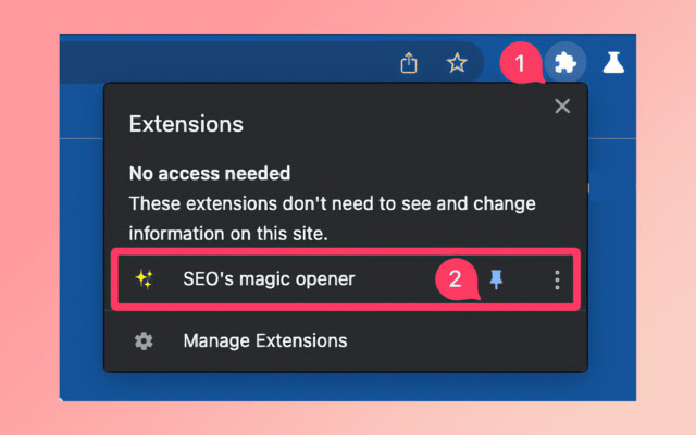 SEO's magic opener chrome谷歌浏览器插件_扩展第2张截图