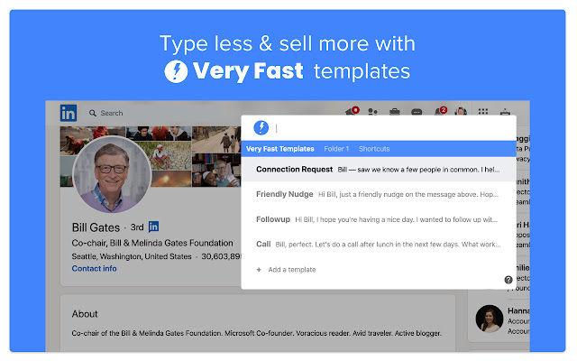 Very Fast Templates (beta) chrome谷歌浏览器插件_扩展第1张截图