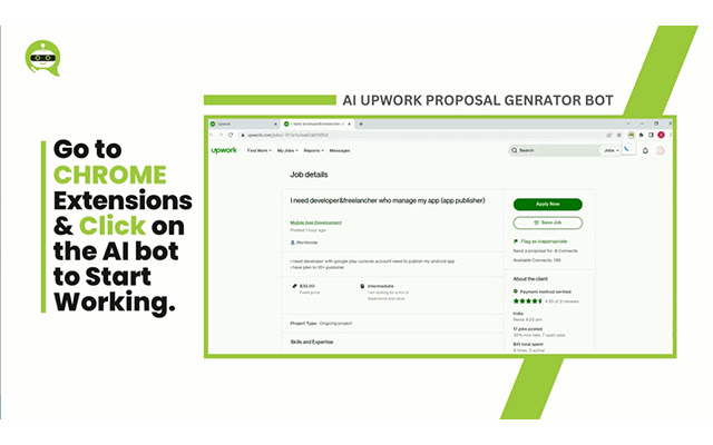 AI Upwork Proposal Generator Bot chrome谷歌浏览器插件_扩展第5张截图