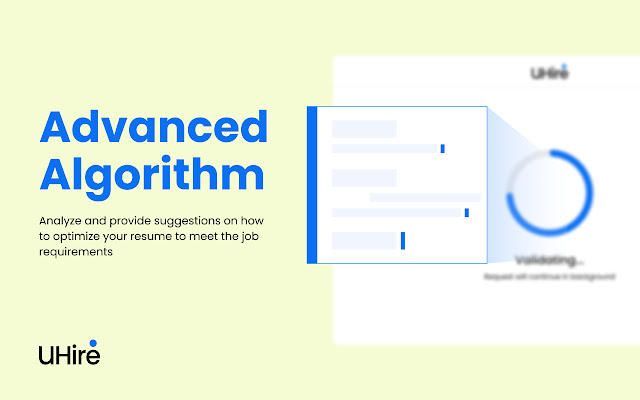 uHire: AI Resume Builder chrome谷歌浏览器插件_扩展第3张截图