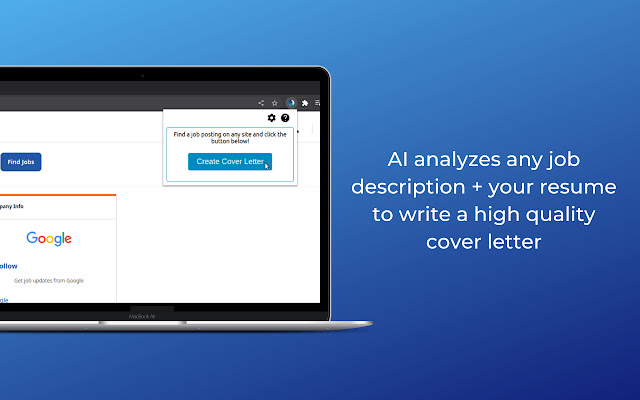 CoverPro AI - One Click Cover Letter Builder chrome谷歌浏览器插件_扩展第1张截图