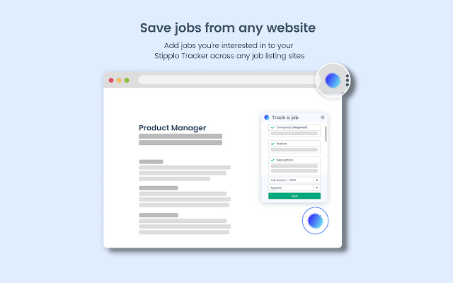 Stipplo Job Application Tracker chrome谷歌浏览器插件_扩展第2张截图