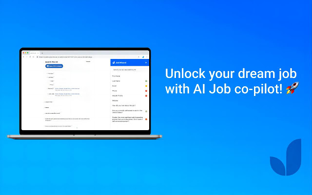 JobWizard - AI assistant for Job Application chrome谷歌浏览器插件_扩展第3张截图