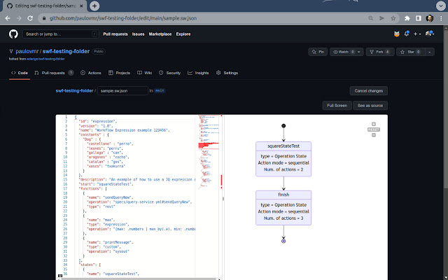 Serverless Workflow Editor for GitHub chrome谷歌浏览器插件_扩展第2张截图