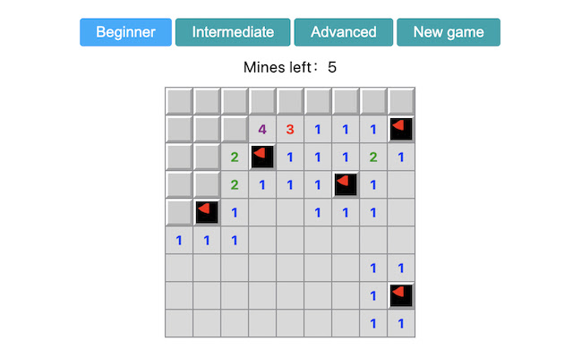 Minesweeper Game chrome谷歌浏览器插件_扩展第1张截图