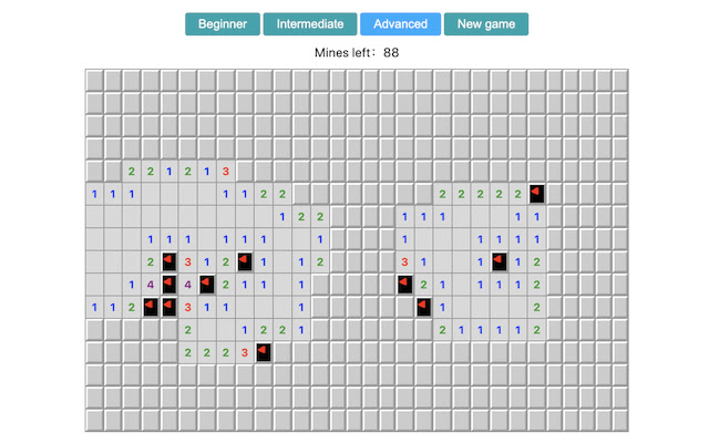 Minesweeper Game chrome谷歌浏览器插件_扩展第3张截图