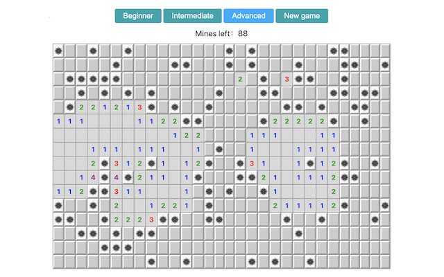 Minesweeper Game chrome谷歌浏览器插件_扩展第4张截图