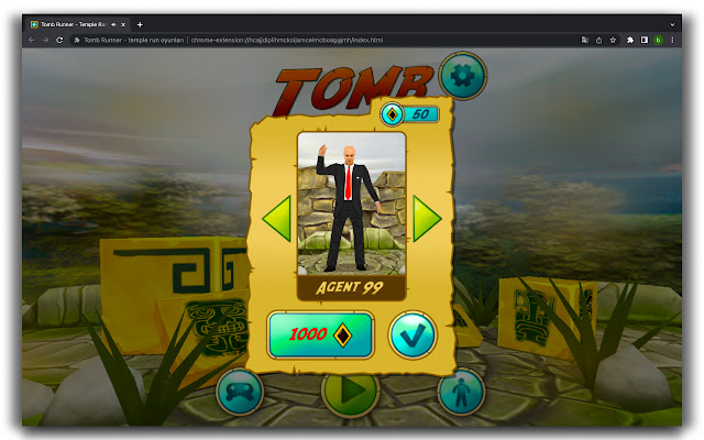 Tomb Runner - HTML5 Game chrome谷歌浏览器插件_扩展第3张截图
