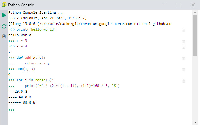 PyConsole chrome谷歌浏览器插件_扩展第1张截图
