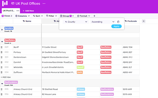 Retable - CSV Viewer chrome谷歌浏览器插件_扩展第3张截图