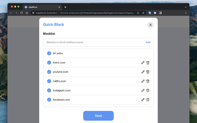 AppBlock - Block sites & Stay focused chrome谷歌浏览器插件_扩展第4张截图