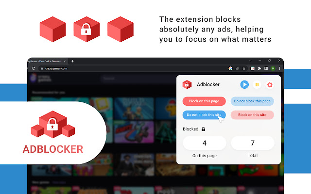 Adblocker for all Websites chrome谷歌浏览器插件_扩展第2张截图