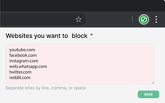 网站拦截器 - 拦截站点和焦点模式 chrome谷歌浏览器插件_扩展第2张截图