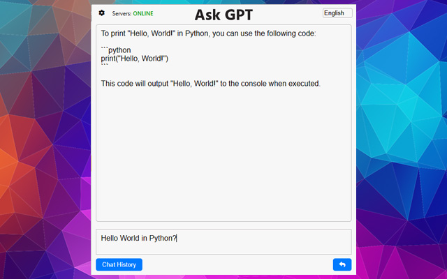 Ask GPT chrome谷歌浏览器插件_扩展第2张截图