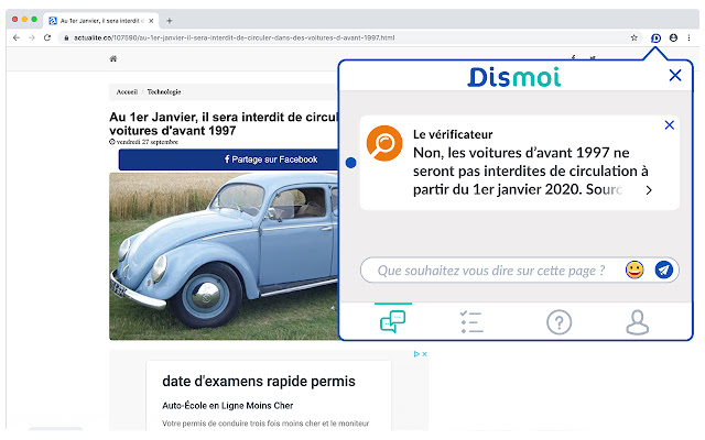 Dismoi chrome谷歌浏览器插件_扩展第1张截图