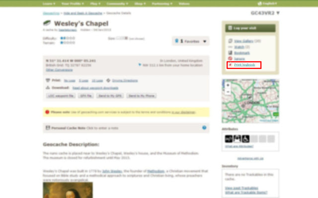 Geocaching Logbook Creator chrome谷歌浏览器插件_扩展第2张截图