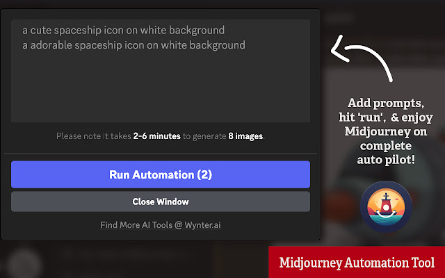 Midjourney AutoPilot chrome谷歌浏览器插件_扩展第1张截图