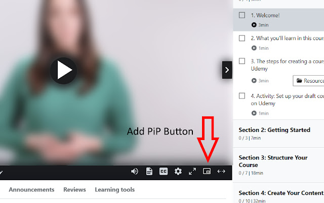 Udemy Picture-in-Picture chrome谷歌浏览器插件_扩展第1张截图