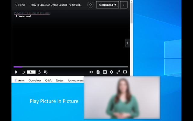 Udemy Picture-in-Picture chrome谷歌浏览器插件_扩展第2张截图